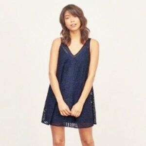 Abercrombie & Fitch Lace Lined Mini Dress